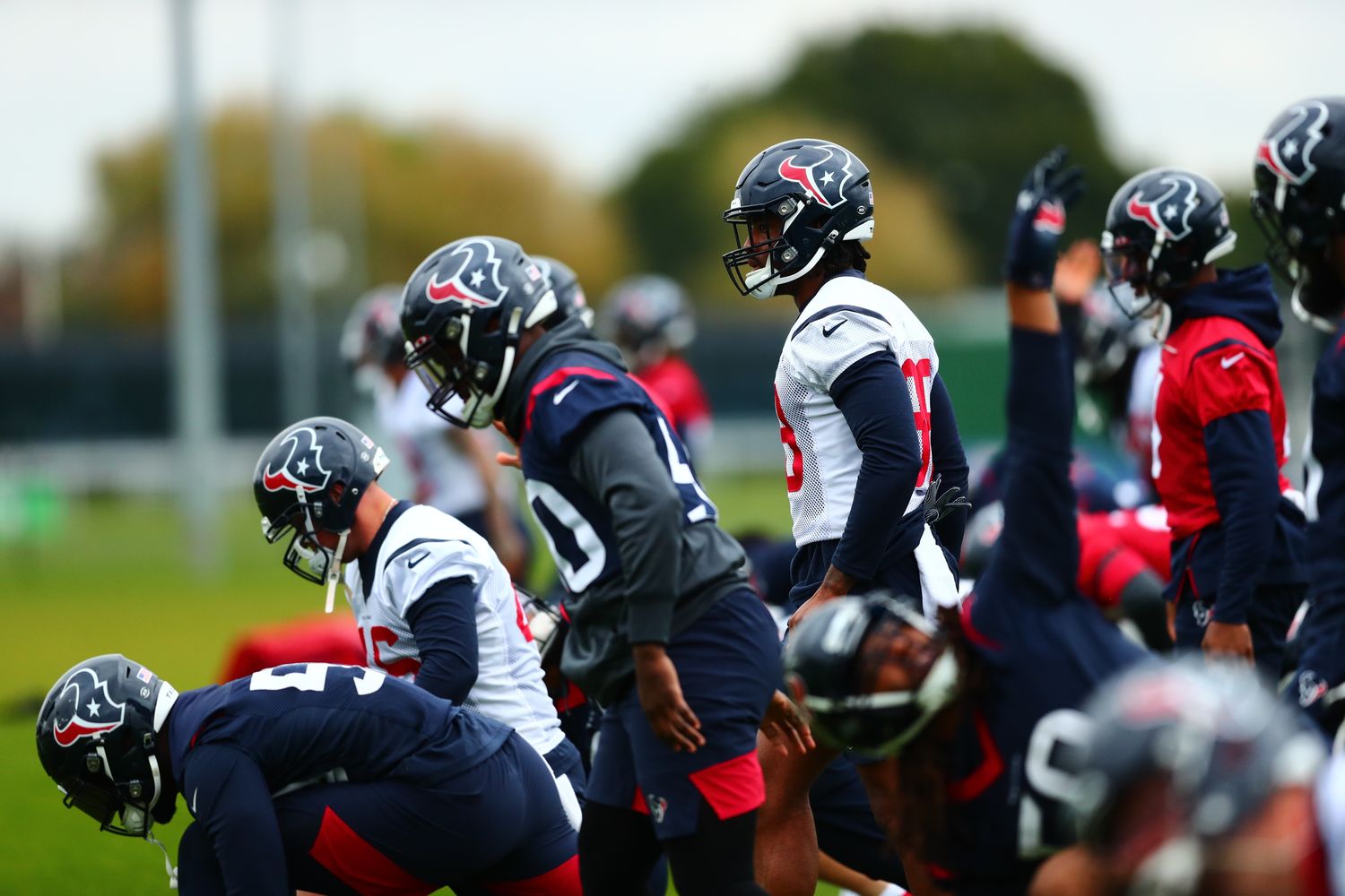 Texans at Practice